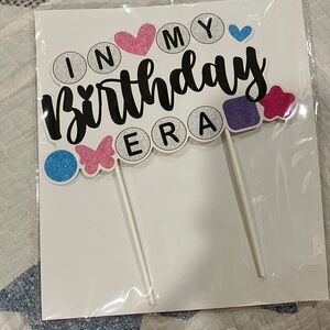 In My Birthday Era party decorations